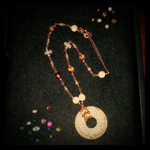 Stone & Beaded Necklace